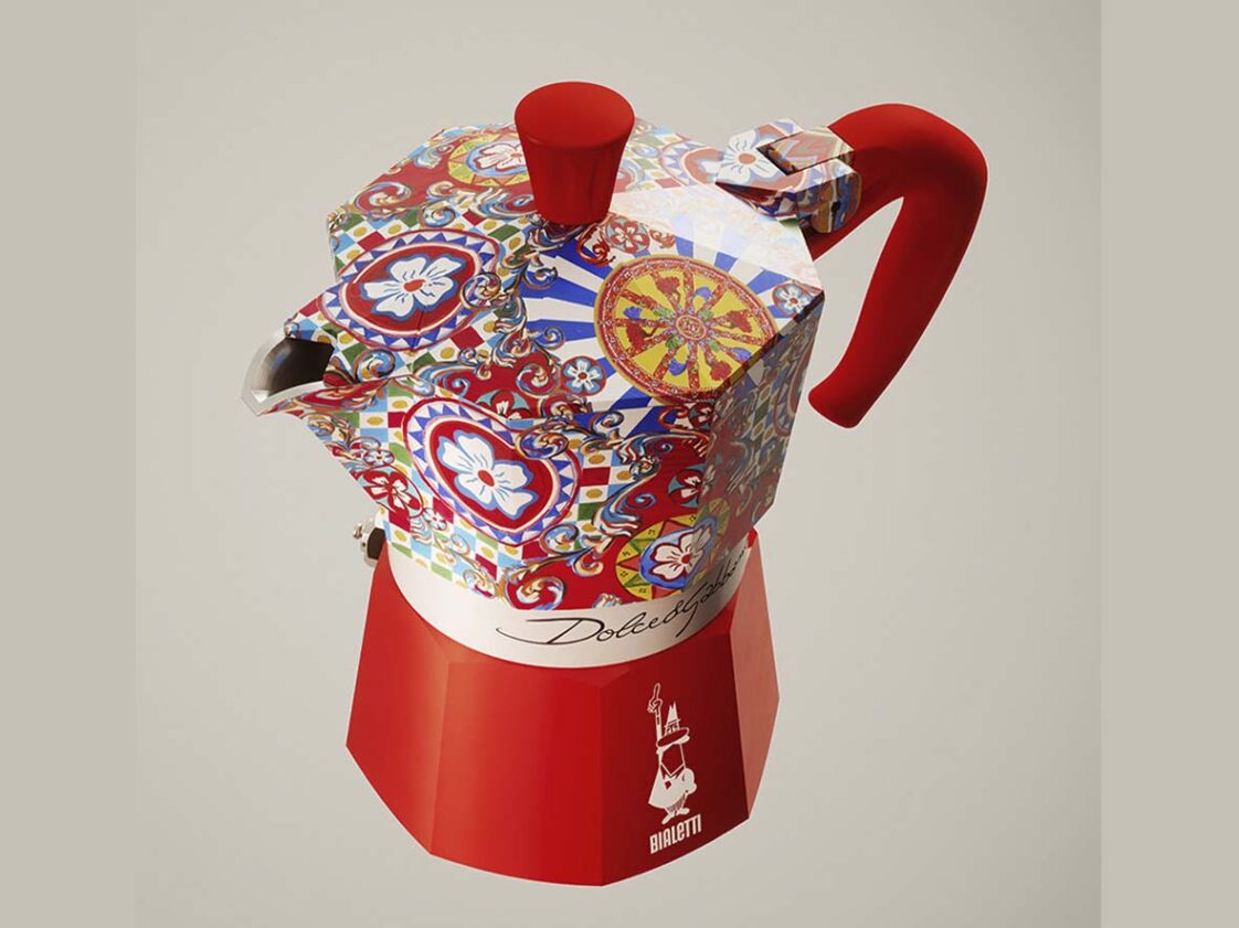 Dolce Gabbana Atualiza Cafeteira Bialetti