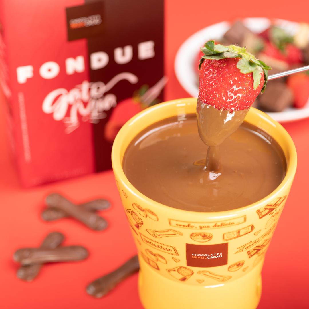 Chocolates Brasil Cacau leva fondue para a sua casa