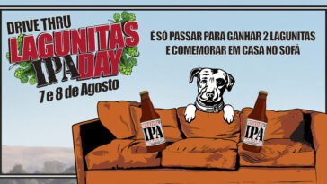 Lagunitas distribui IPA em drive thru para celebrar o IPA Day em casa