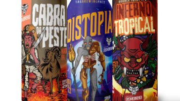Trio amargo da Cervejaria Demonho chega nos pontos de venda