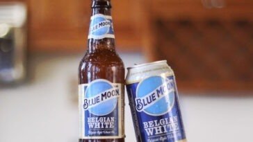 Blue Moon Belgian White Ale Lifestyle Image Bottle and Can FB Post