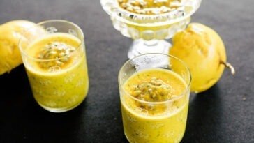 Receita: mousse de maracujá vegano