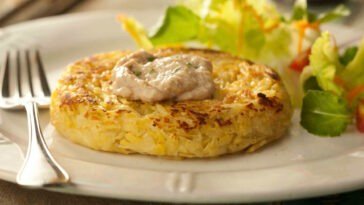 batata-doce rosti com patê de atum light