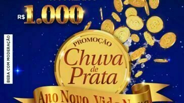 Promoção Chuva de Prata vai sortear 200 mil reais em prêmios