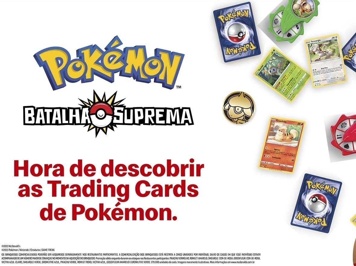 Pokemon Cards McLanche Feliz Setembro 2021 