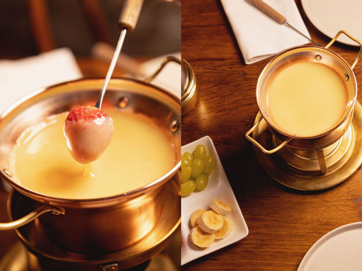 Chalezinho lança o Fondue Chocolate Branco Kopenhagen