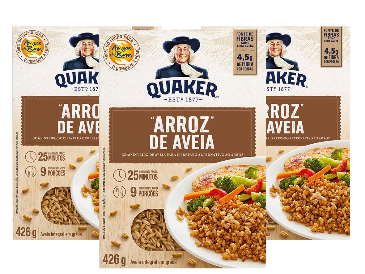 Quaker apresenta o "arroz" de aveia