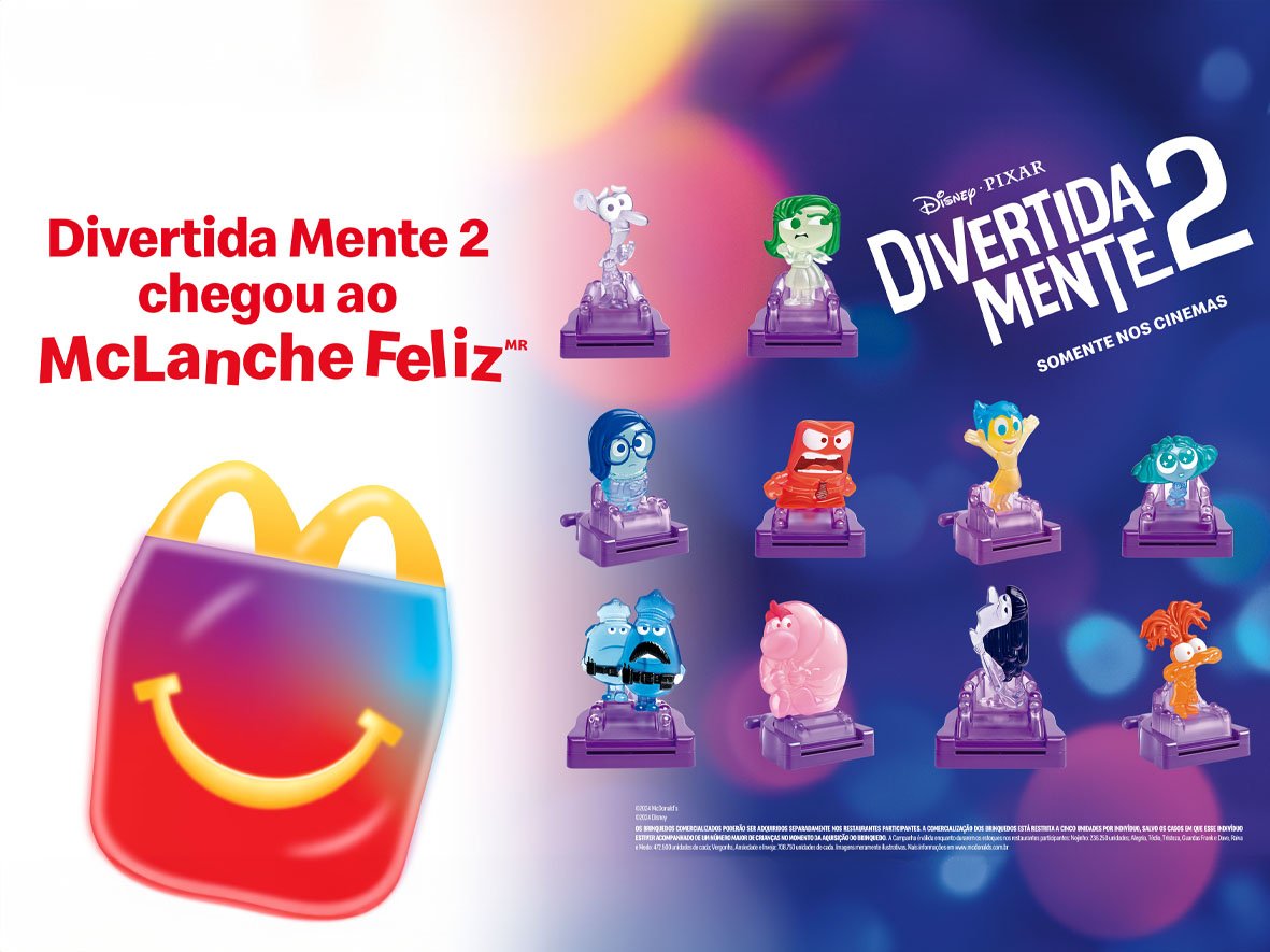 Divertida Mente 2 chega ao McLanche Feliz