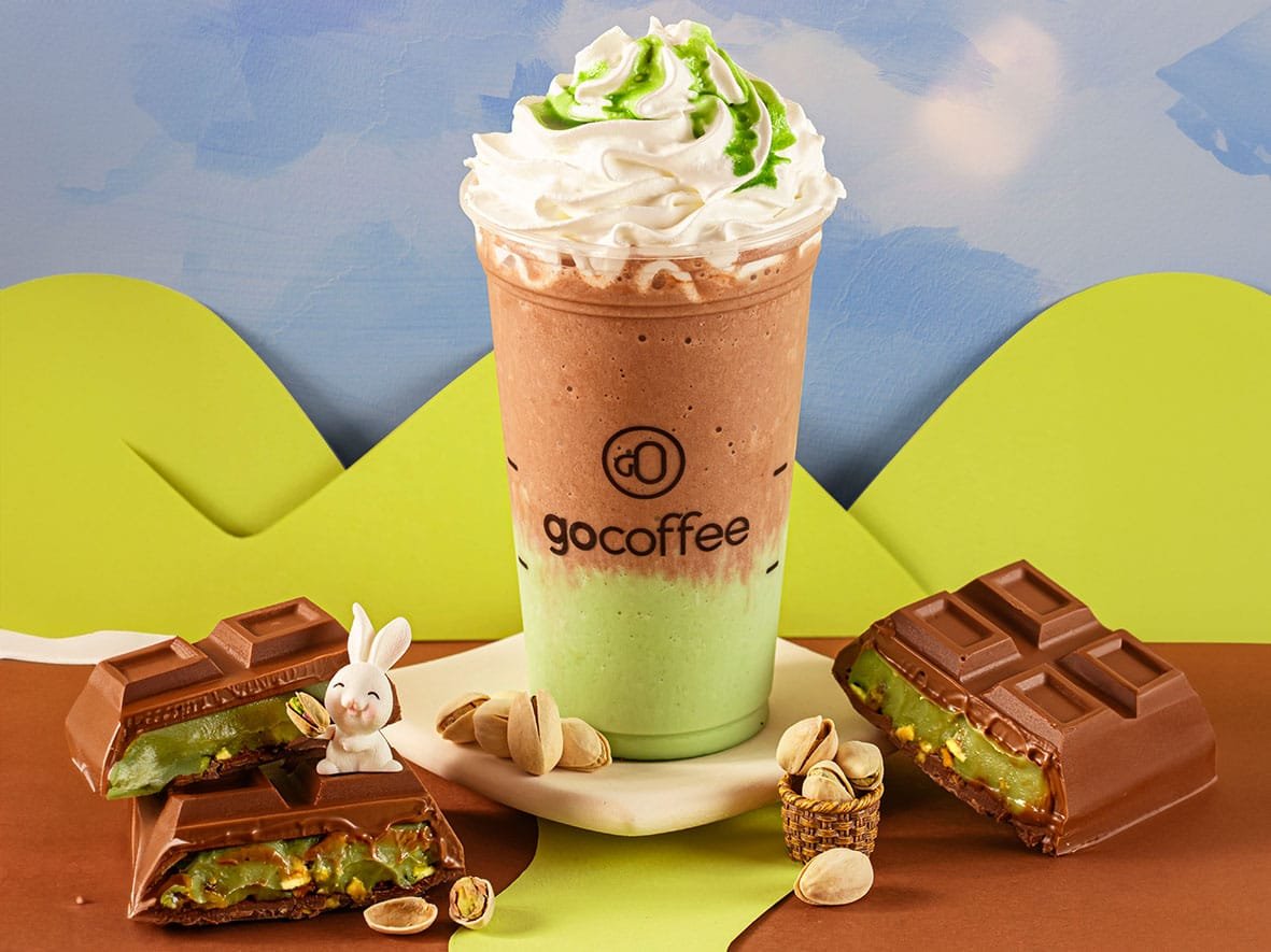 Tem novidade de pistache na Go Coffee