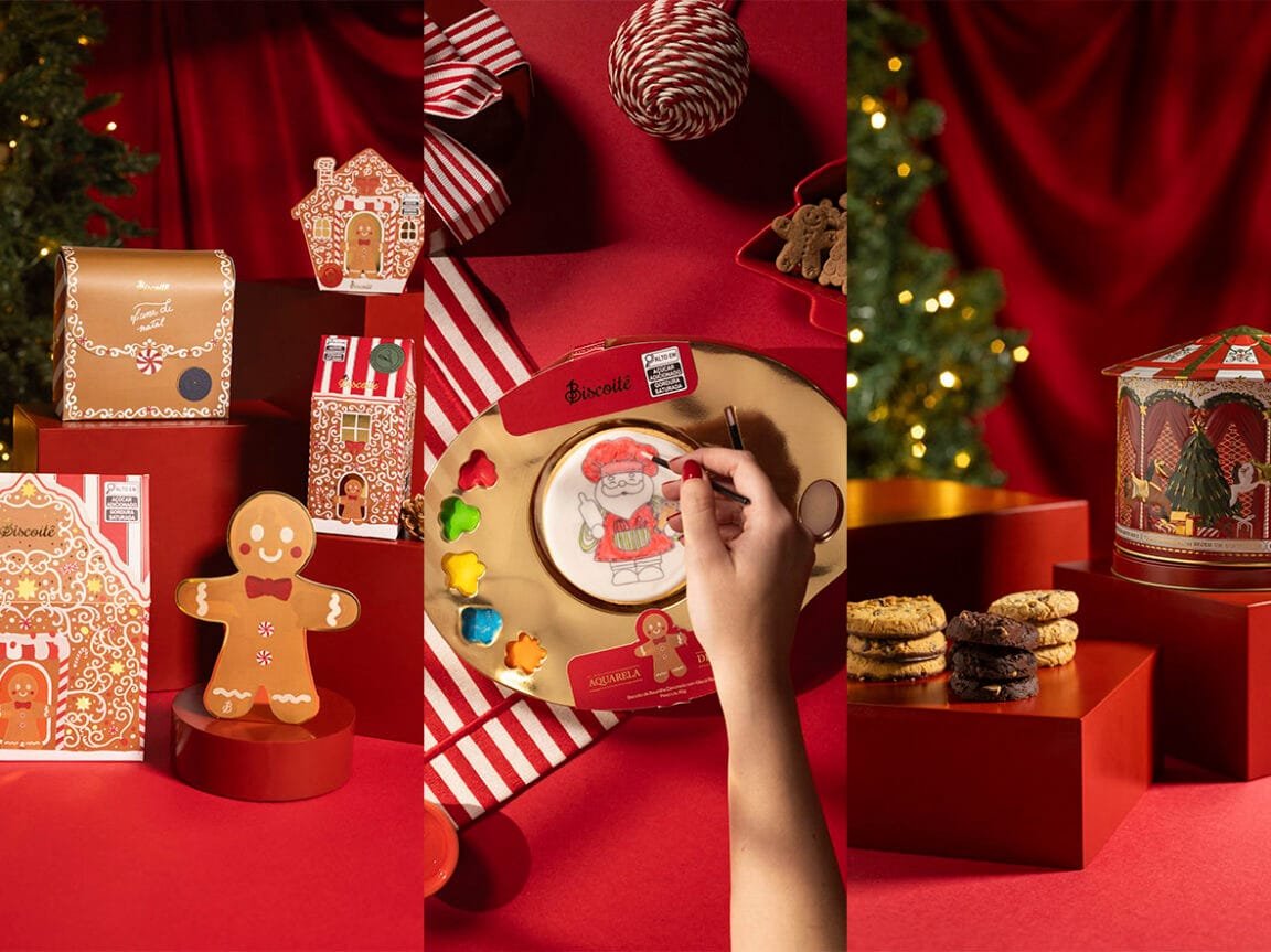 Conheça a linha de Natal da Biscoitê