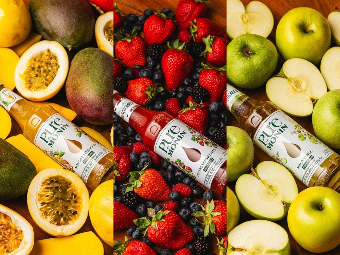 Pure By PURE by MONIN estreia no Brasil com linha zero açúcar e zero calorias