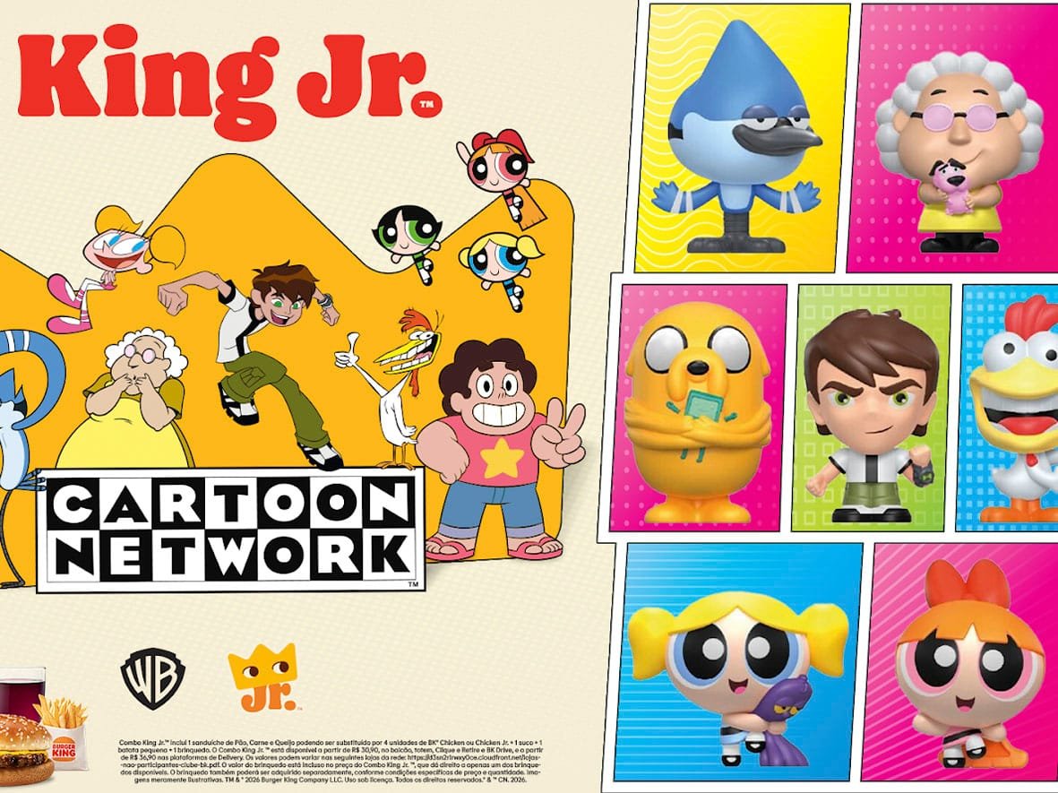 Combo King Jr. ganha brinquedos inspirados em clássicos do Cartoon Network
