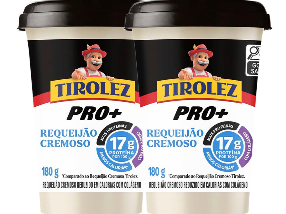 Conheça o novo Requeijão PRO+ da Tirolez com 17g de proteína por porção