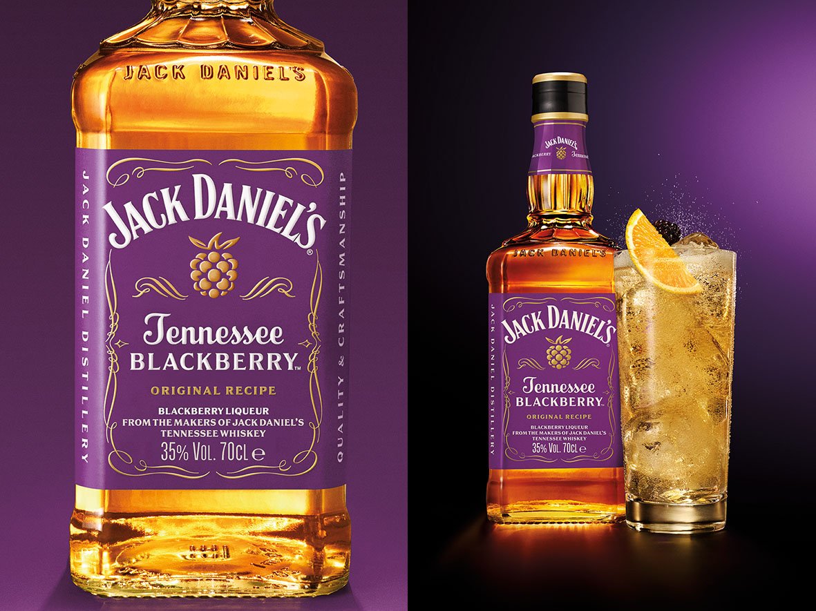 Jack Daniel's Blackberry chega ao Brasil com sabor de amora-preta