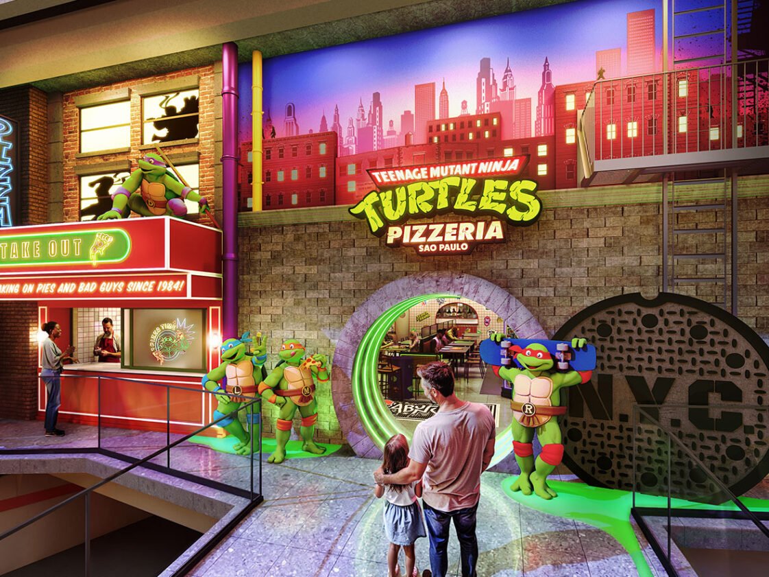 Pizzaria das Tartarugas Ninja abre na Avenida Paulista