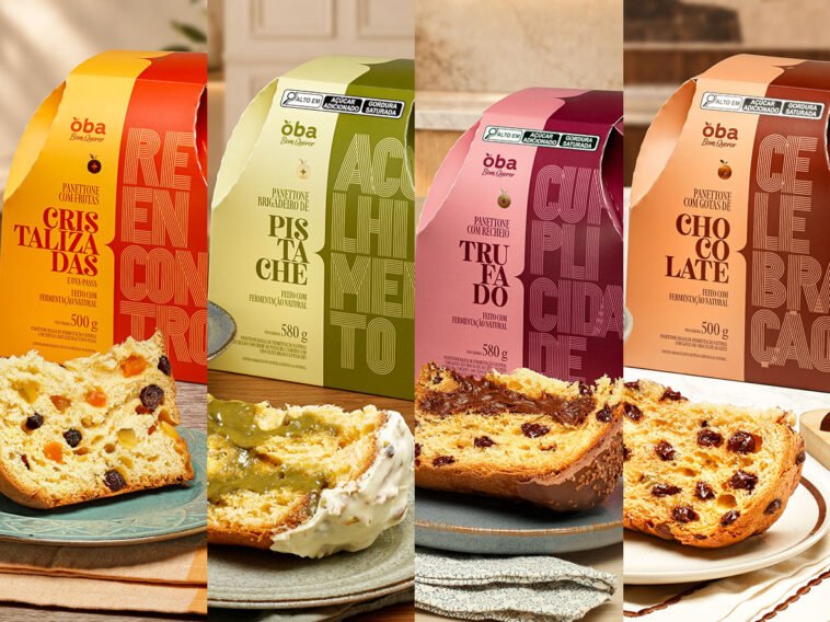 Oba Hortifruti apresenta panettones de 2026