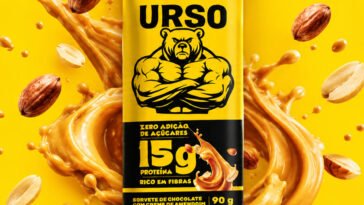 Urso Los Los apresenta sorvete proteico