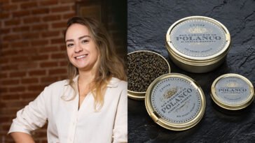 Menu Cellar Cave com caviar Polanco e champagnes