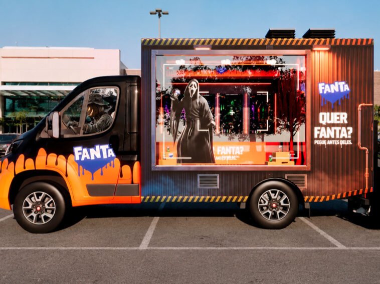 Fanta leva caminhão assombrado ao Halloween de 2026