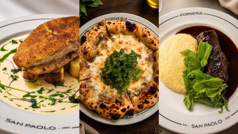 Novo menu da Forneria San Paolo com trufas, cogumelos e pistache