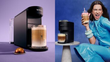 Cafeteira Nespresso Vertuo Up com modo para cafés gelados