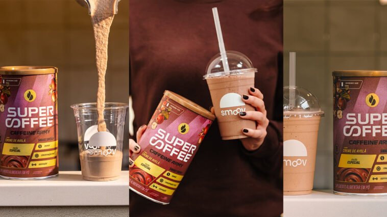 Bebidas Smoov e SuperCoffee com Creme de Avelã