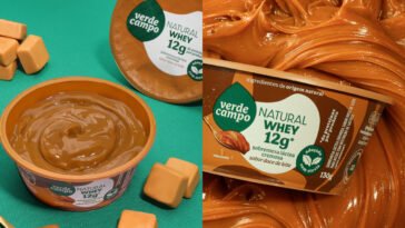 Sobremesa Natural Whey de doce de leite da Verde Campo